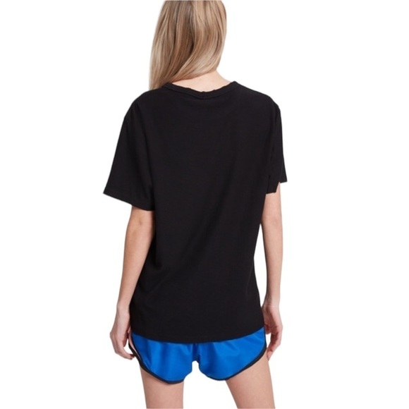 P.E Nation Overspin Tee Black Distressed Oversized T-Shirt XS - Picture 2 of 7